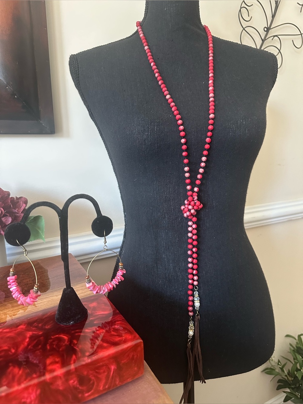 Plunder Design Posse July 2019 Set: Necklace & Earrings NIB